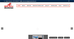Desktop Screenshot of galaxylubeindia.com